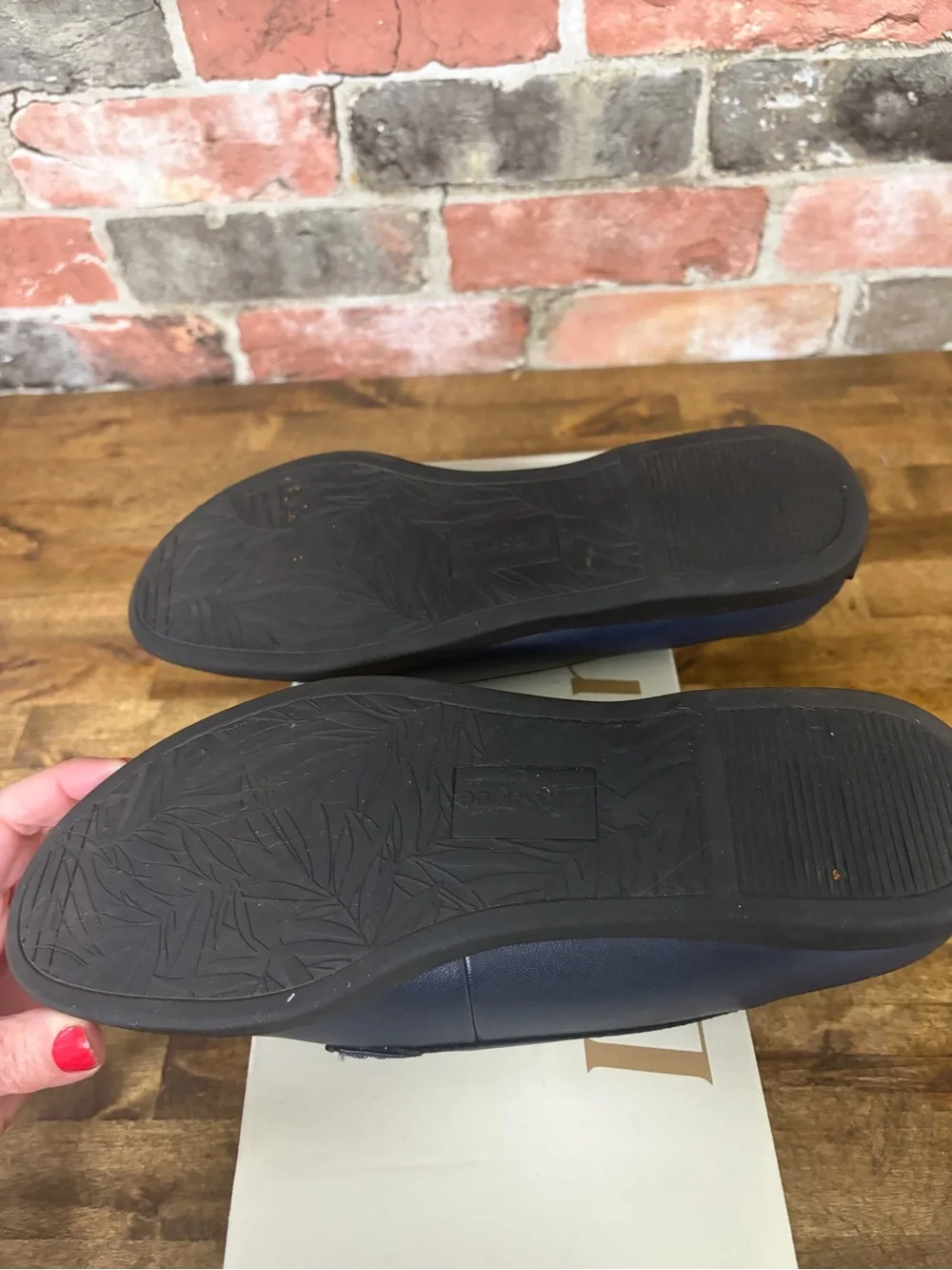 Life Stride Navy Blue Women's Penny Loafers